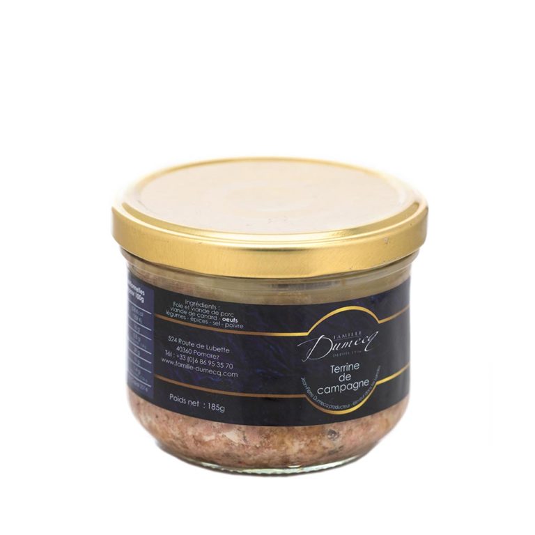 Terrine de campagne Famille Dumecq canard des Landes